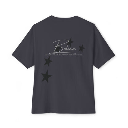 Boxy tee "Believe"
