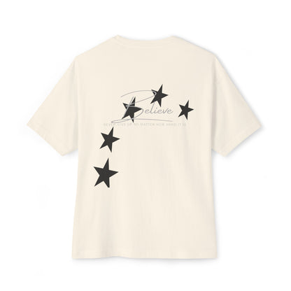 Boxy tee "Believe"