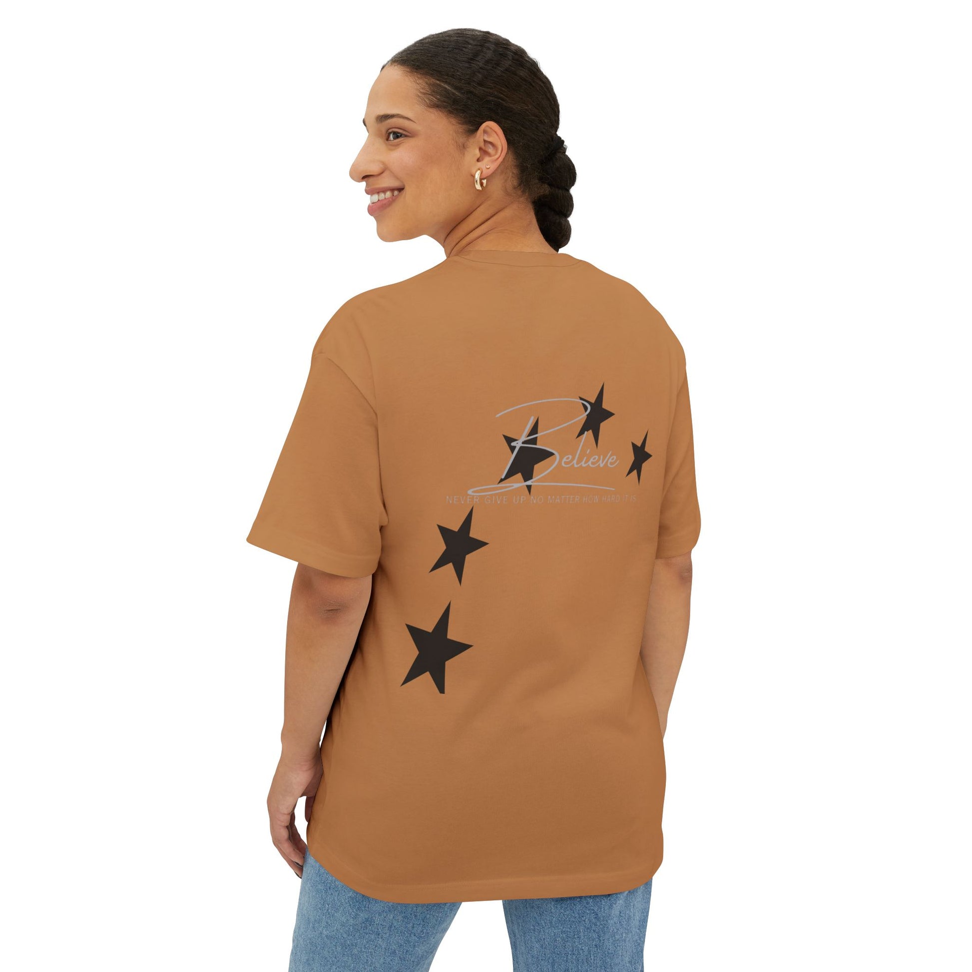 Boxy tee "Believe"