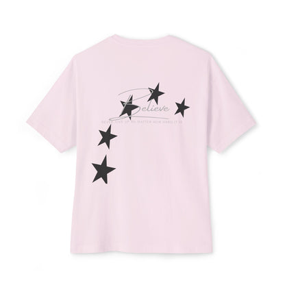 Boxy tee "Believe"