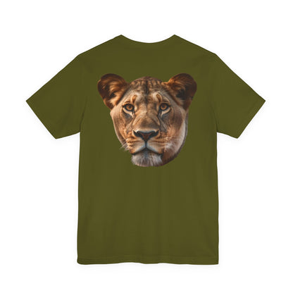 Lioness Graphic Tee, Animal Lover Shirt, Unisex Casual Top, Birthday Gift, Nature Inspired Apparel, Wildlife T-Shirt