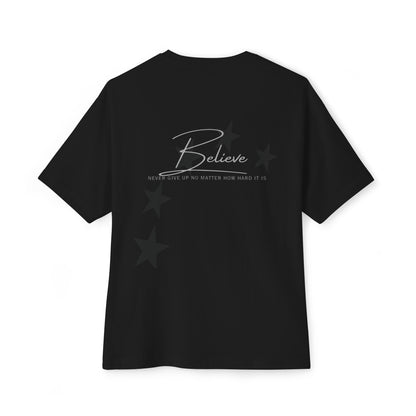 Boxy tee "Believe"