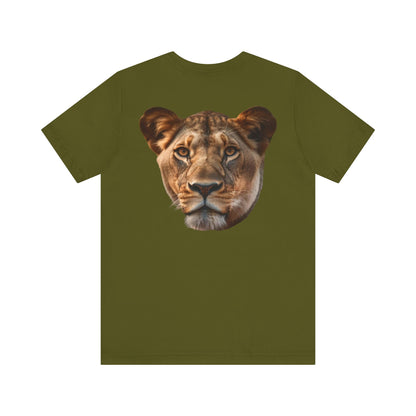 Lioness Graphic Tee, Animal Lover Shirt, Unisex Casual Top, Birthday Gift, Nature Inspired Apparel, Wildlife T-Shirt