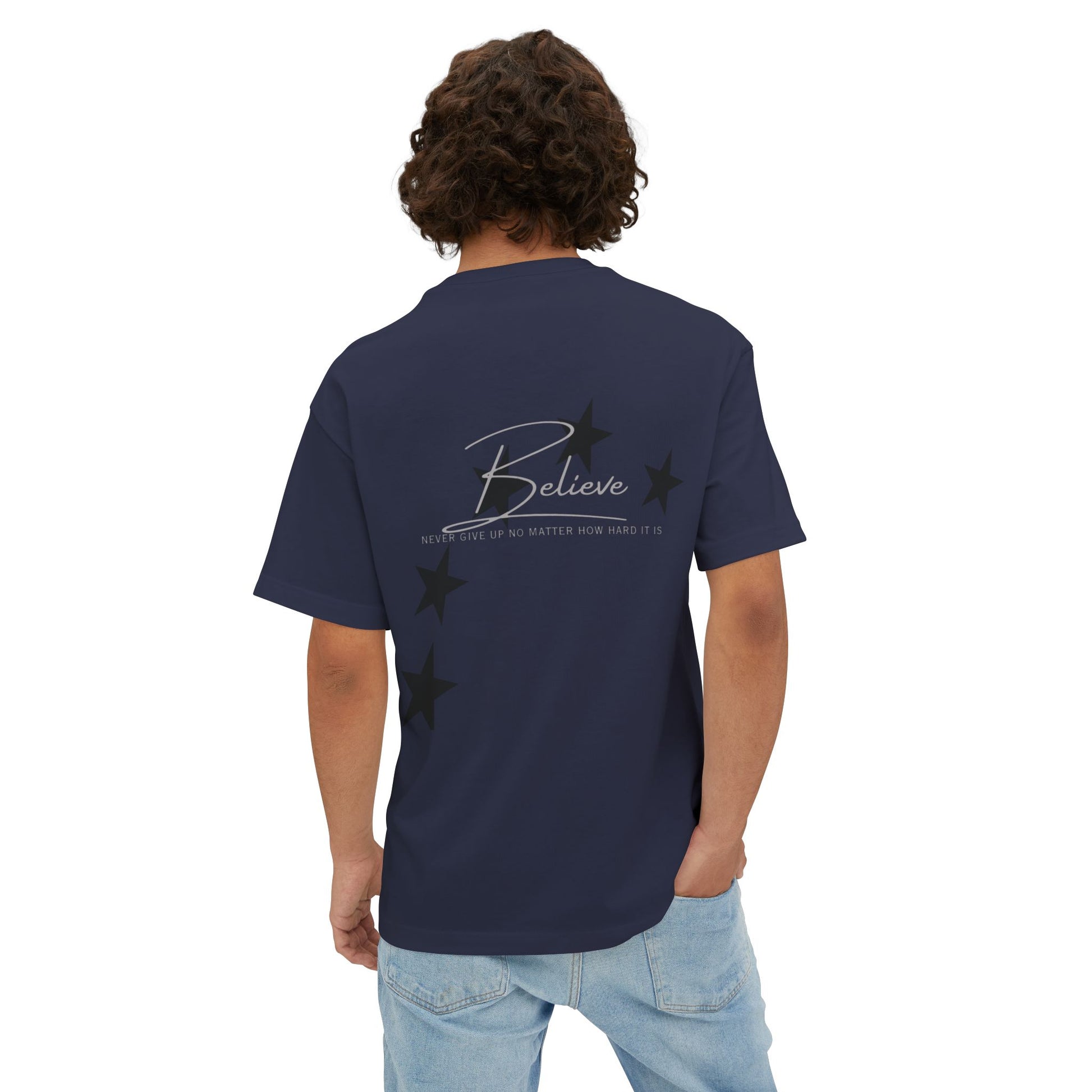 Boxy tee "Believe"